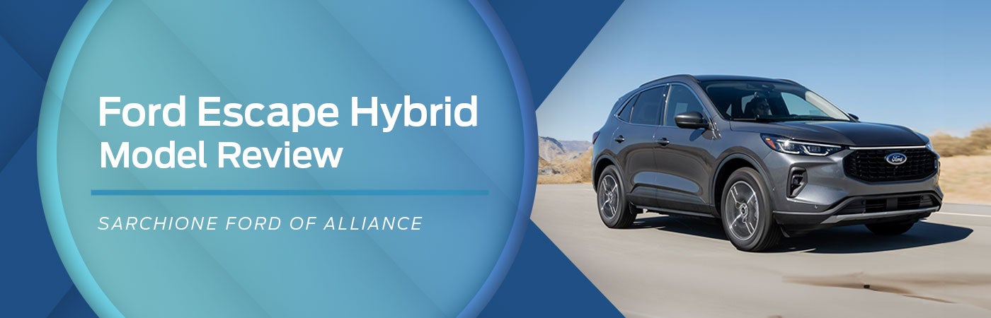 2024 Ford Escape Plug-In Hybrid Model Overview